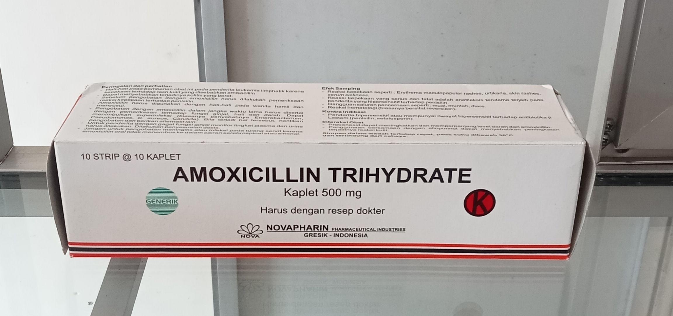 Amoxicillin 500 Mg  Nova 